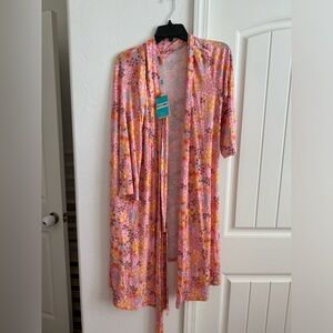 Posh peanut floral robe